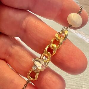 Sorrelli adjustable mixed metal bracelet